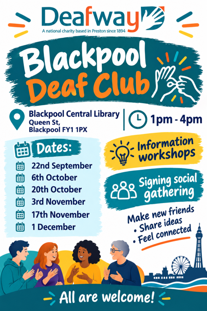 Blackpool Deaf Club from Sept